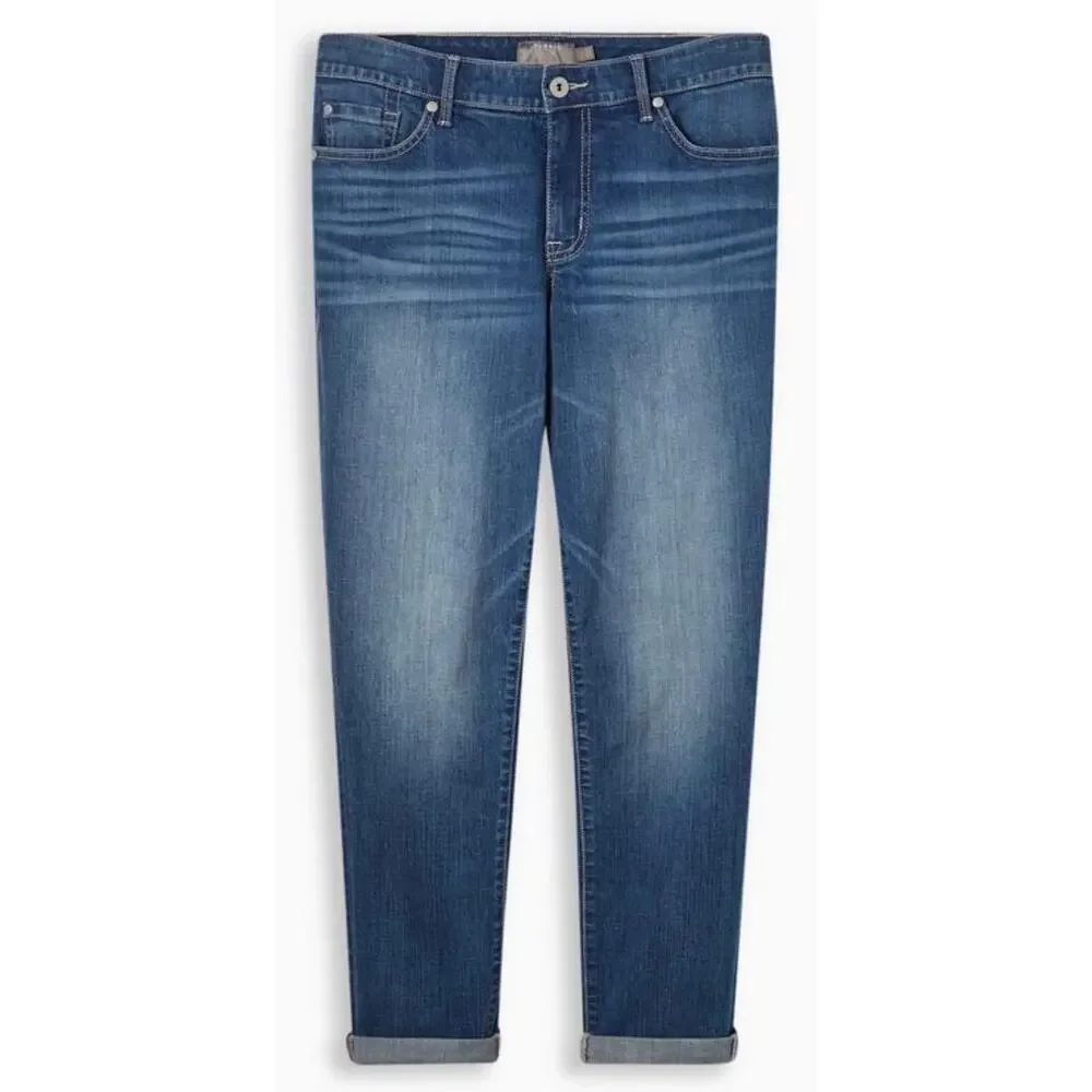 torrid Size 18 Medium Dark Wash Boyfriend Straight Vintage Stretch Mid-Rise Jean - Picture 6 of 13